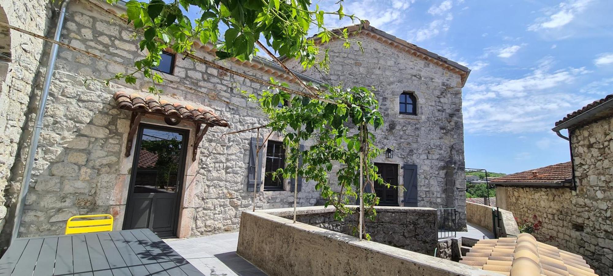 Magnifique Maison En Coeur De Balazuc, Proche Plages Ardeche Exterior foto