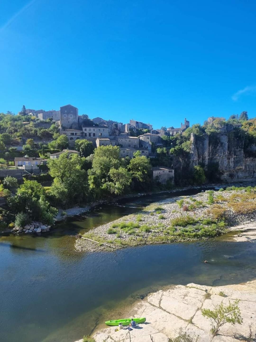 Magnifique Maison En Coeur De Balazuc, Proche Plages Ardeche Exterior foto